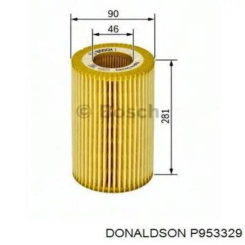 Масляний фільтр двигуна Donaldson P953329 ціна, від 19.05 USD