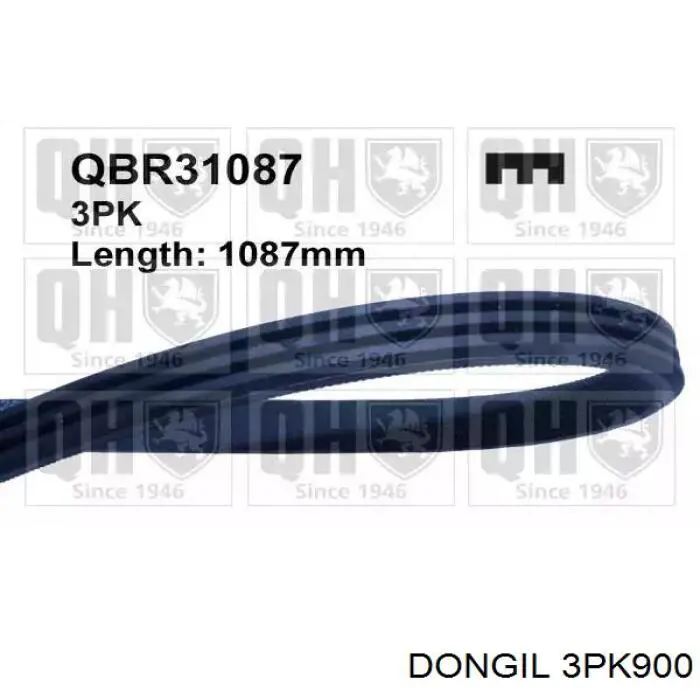 3PK900 Dongil Поліклиновий ремінь