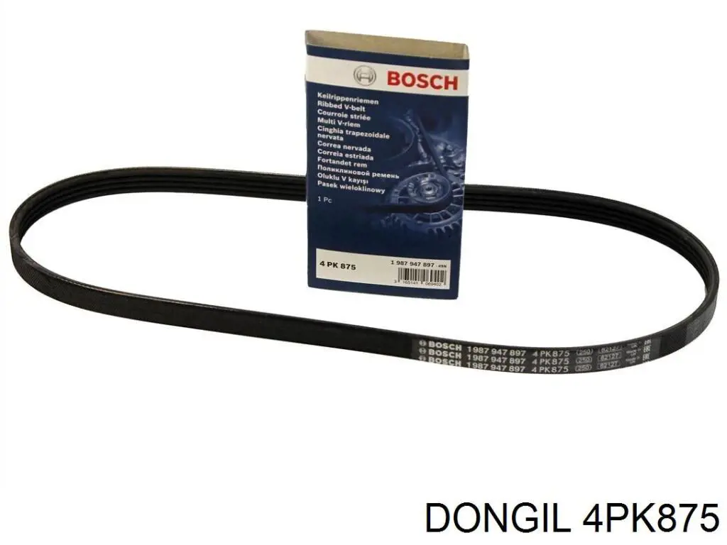4PK875 Dongil Поліклиновий ремінь