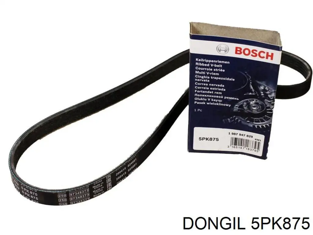 Купити 5PK875 Dongil Ремінь генератора
