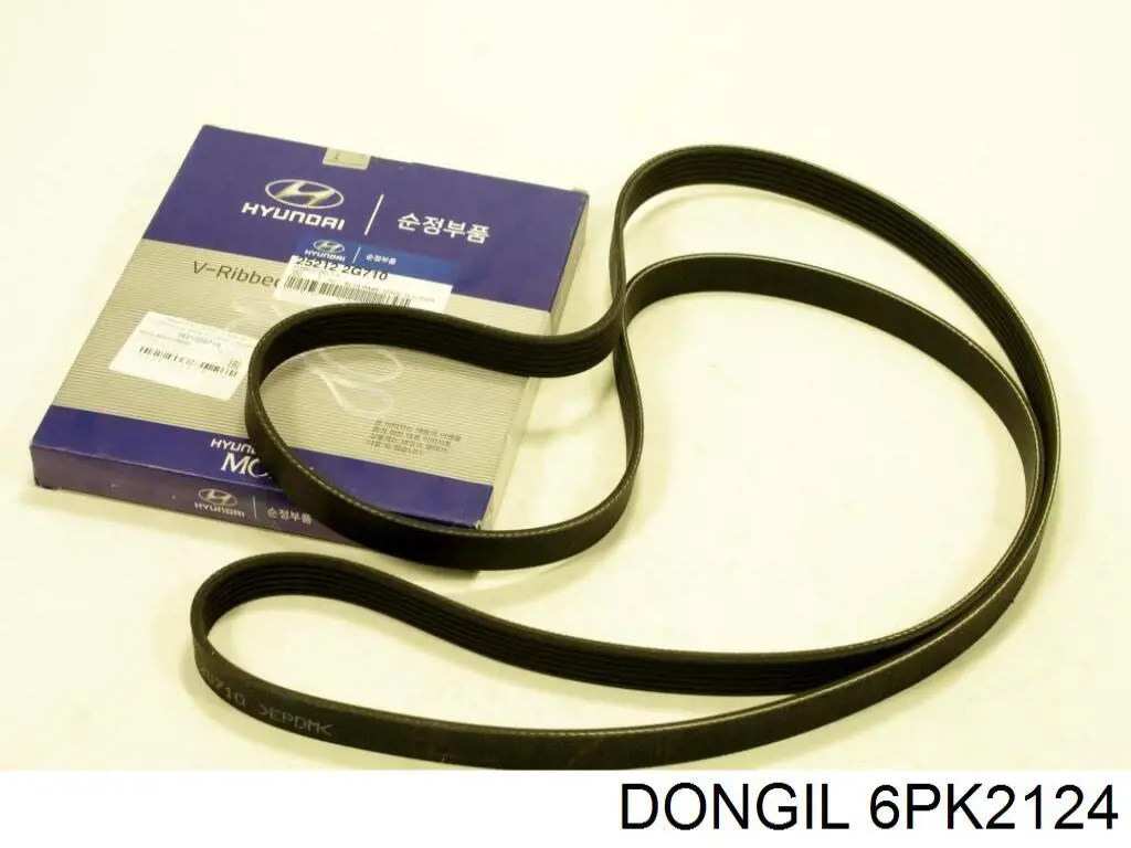 6PK2124 Dongil Поліклиновий ремінь