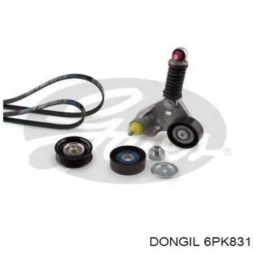 Ремінь генератора 6PK831 Dongil