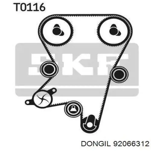 Зубчастий ремінь Dongil 92066312 ціна, від 17.74 USD