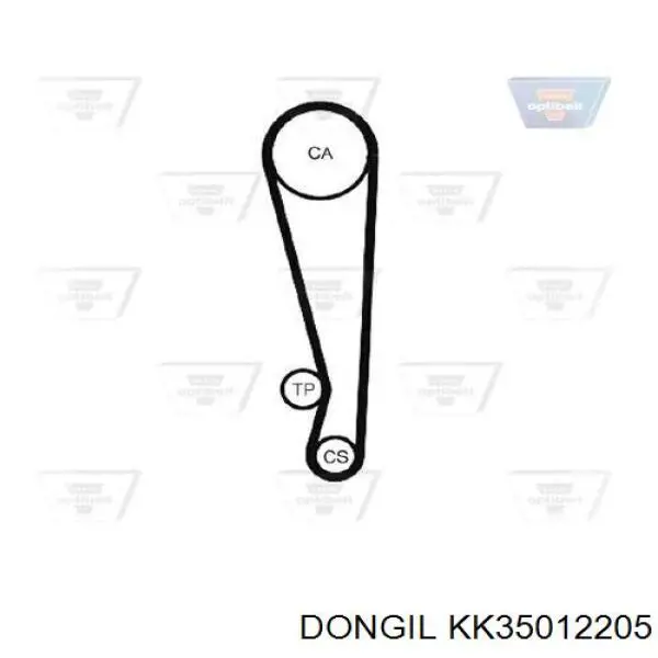 Зубчастий ремінь Dongil KK35012205 ціна, від 9.13 USD