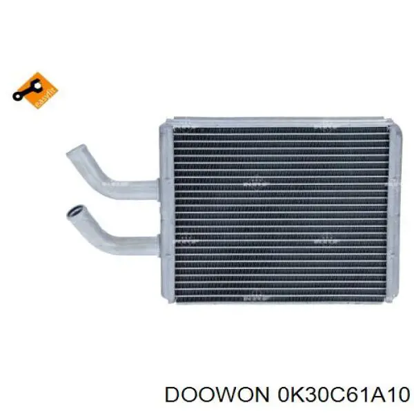 0K30C61A10 Doowon Радіатор опалювача салону