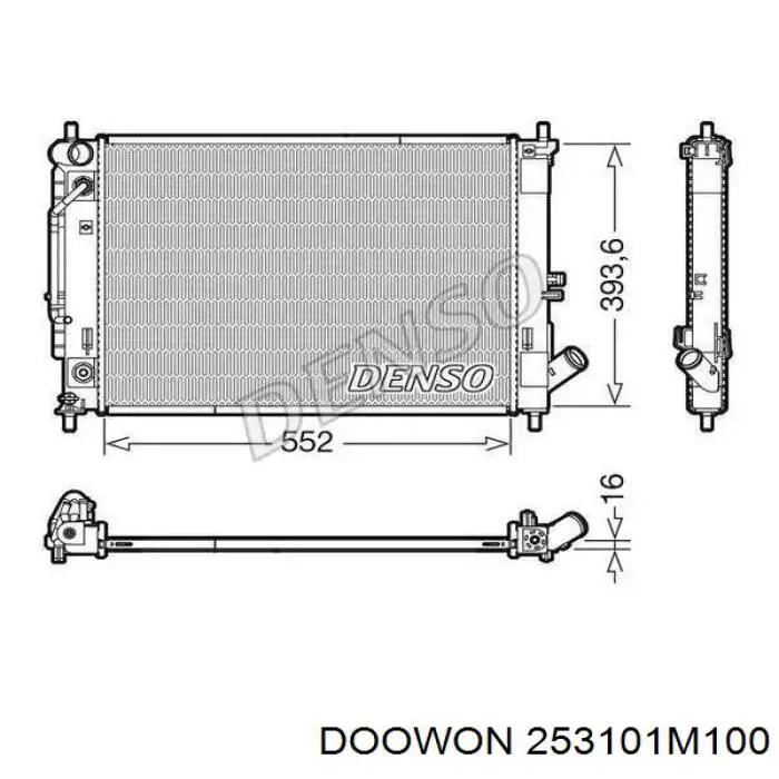 Радіатор PL822391 Koyorad