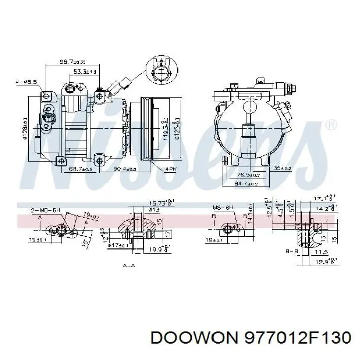 Купити 977012F130 Hyundai/Kia Компресор кліматичної установки