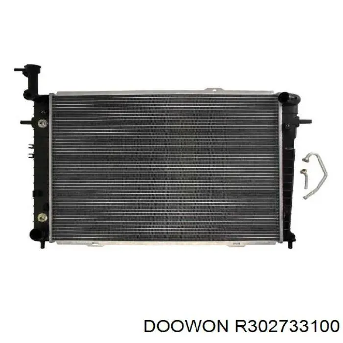 R302733100 Doowon радіатор охолодження двигуна