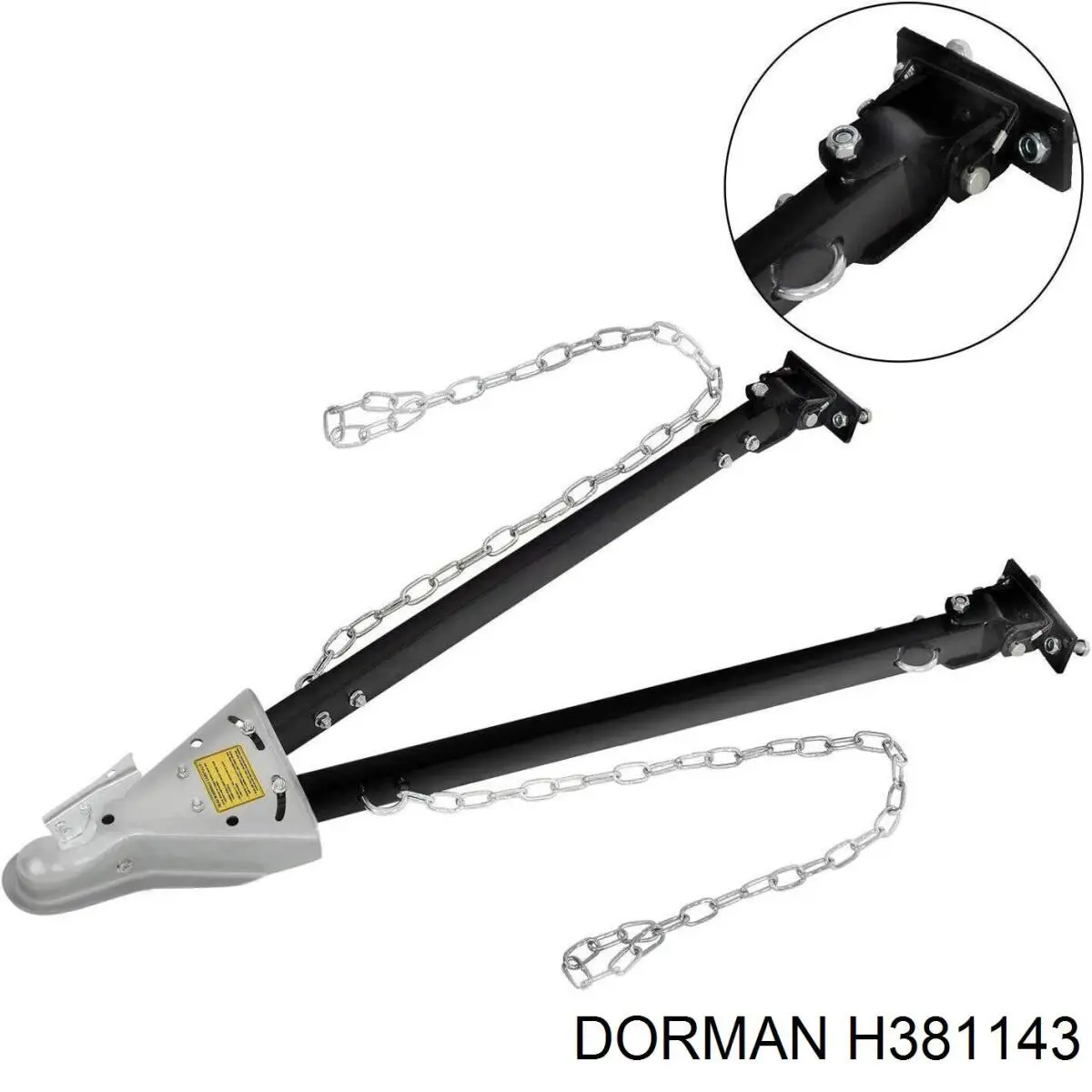 Шланг гальмівний задній, лівий Dorman H381143 ціна, від 17.73 USD