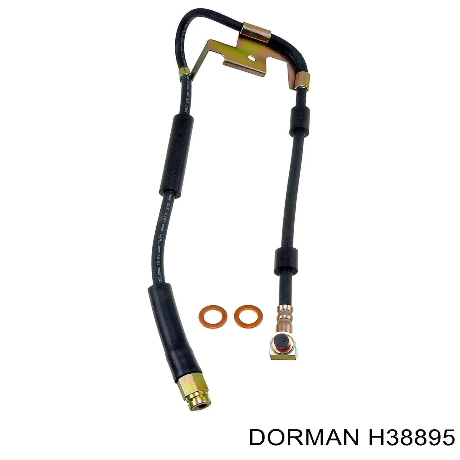 H38895 Dorman шланг гальмівний передній, лівий