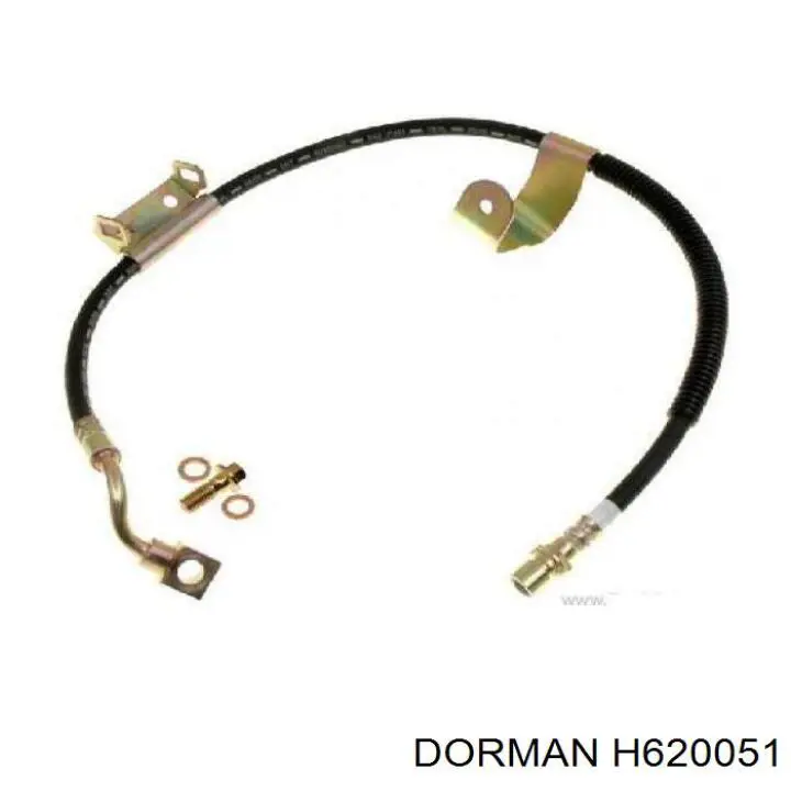 H620051 Dorman шланг гальмівний передній, лівий