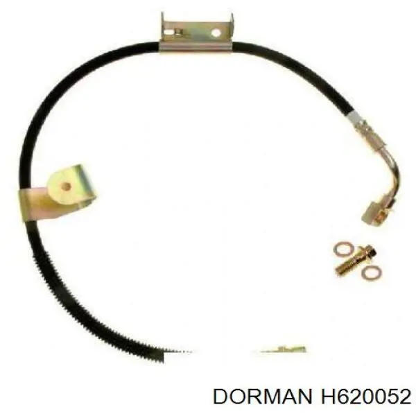 Шланг гальмівний передній, правий H620052 Dorman
