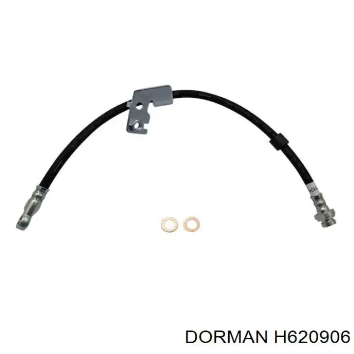 Шланг гальмівний задній, лівий H620906 Dorman