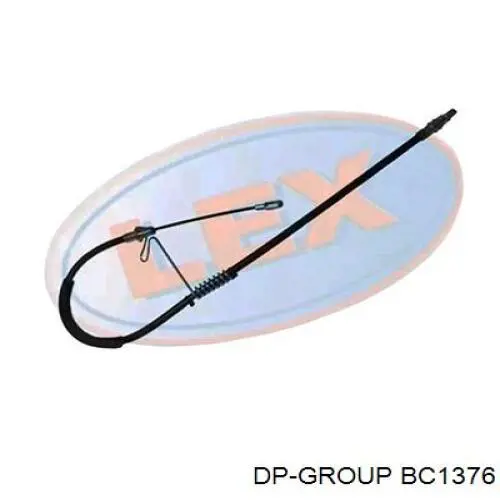 Купити BC1376 DP Group Трос ручного гальма задній, правий