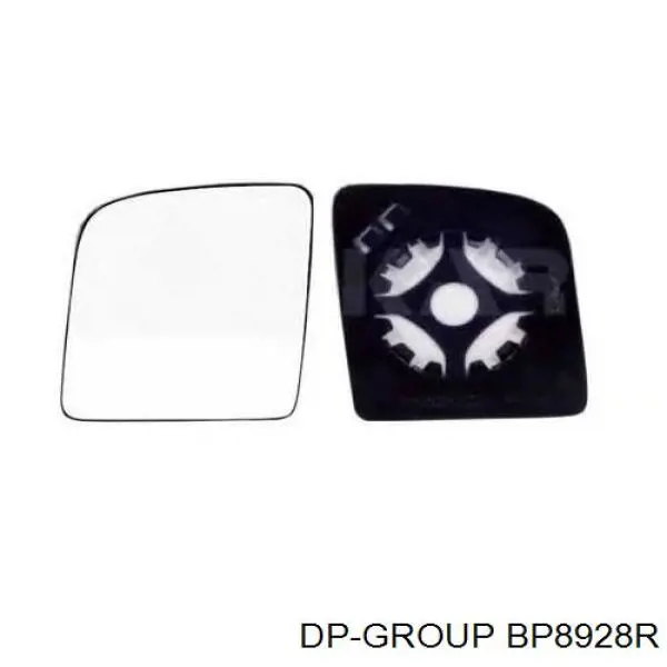 Купити BP8928R DP Group Дзеркальний елемент дзеркала заднього виду, лівого