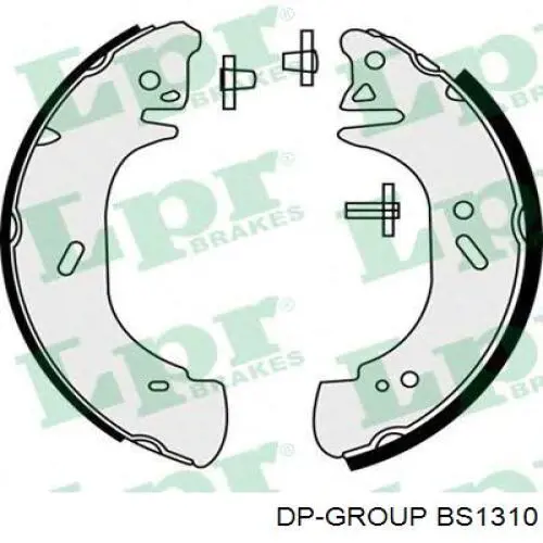 Колодки гальмові задні, барабанні DP Group BS1310 ціна, від 31.66 USD