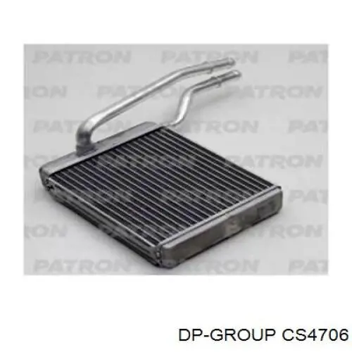 Радіатор пічки CS4706 DP Group