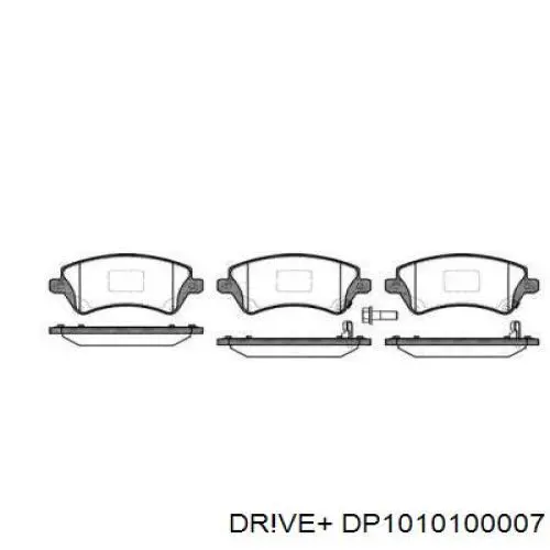 DP1010100007 Dr!ve+ Передні гальмівні колодки