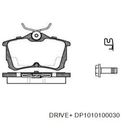 Колодки гальмові задні, дискові DP1010100030 Dr!ve+