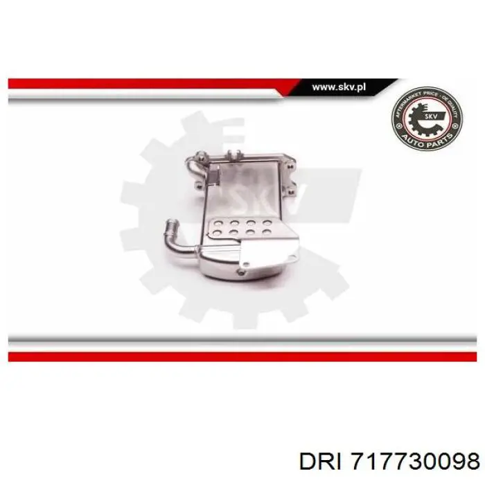 717730098 DRI Радіатор системи EGR рециркуляції вихлопних газів