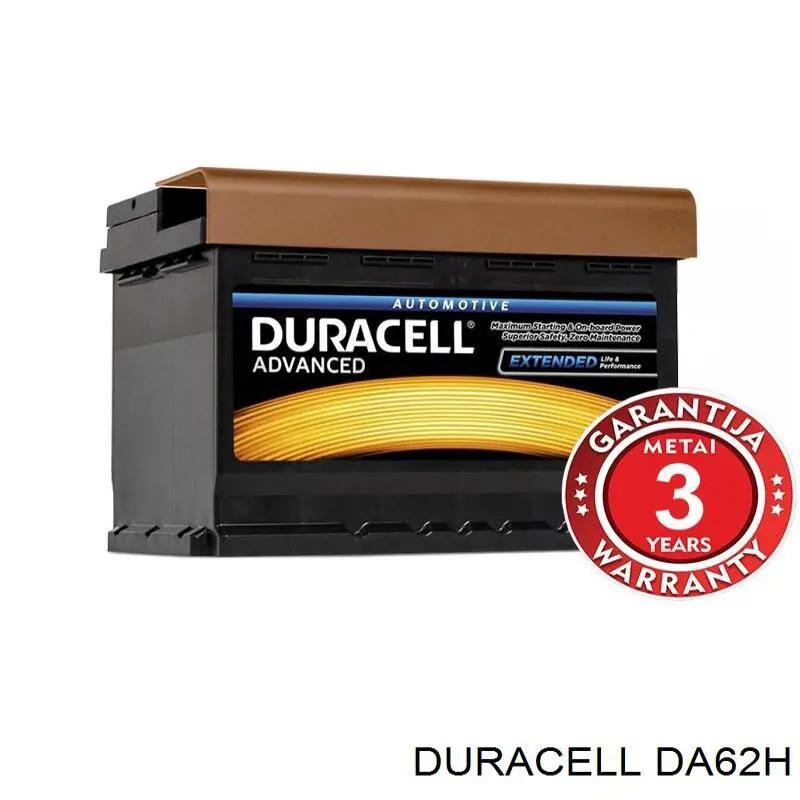 Батарея акумуляторна Duracell DA62H ціна, від 78.95 USD
