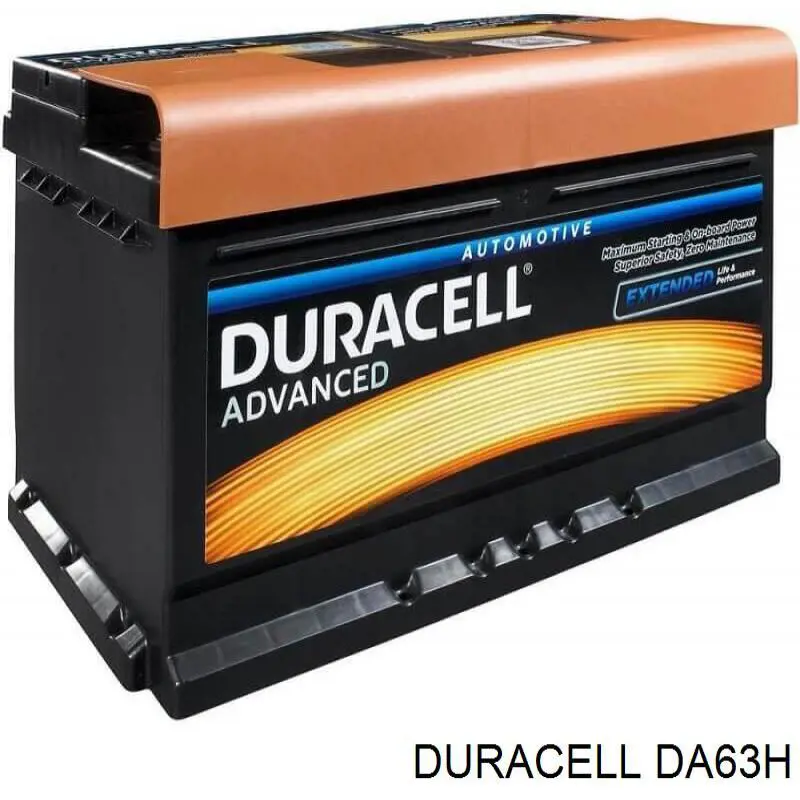 DA63H Duracell акумуляторна батарея, акб