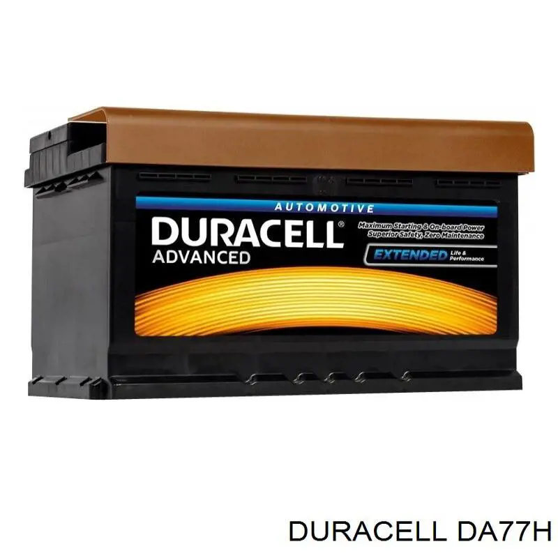 DA77H Duracell Авто акумулятор
