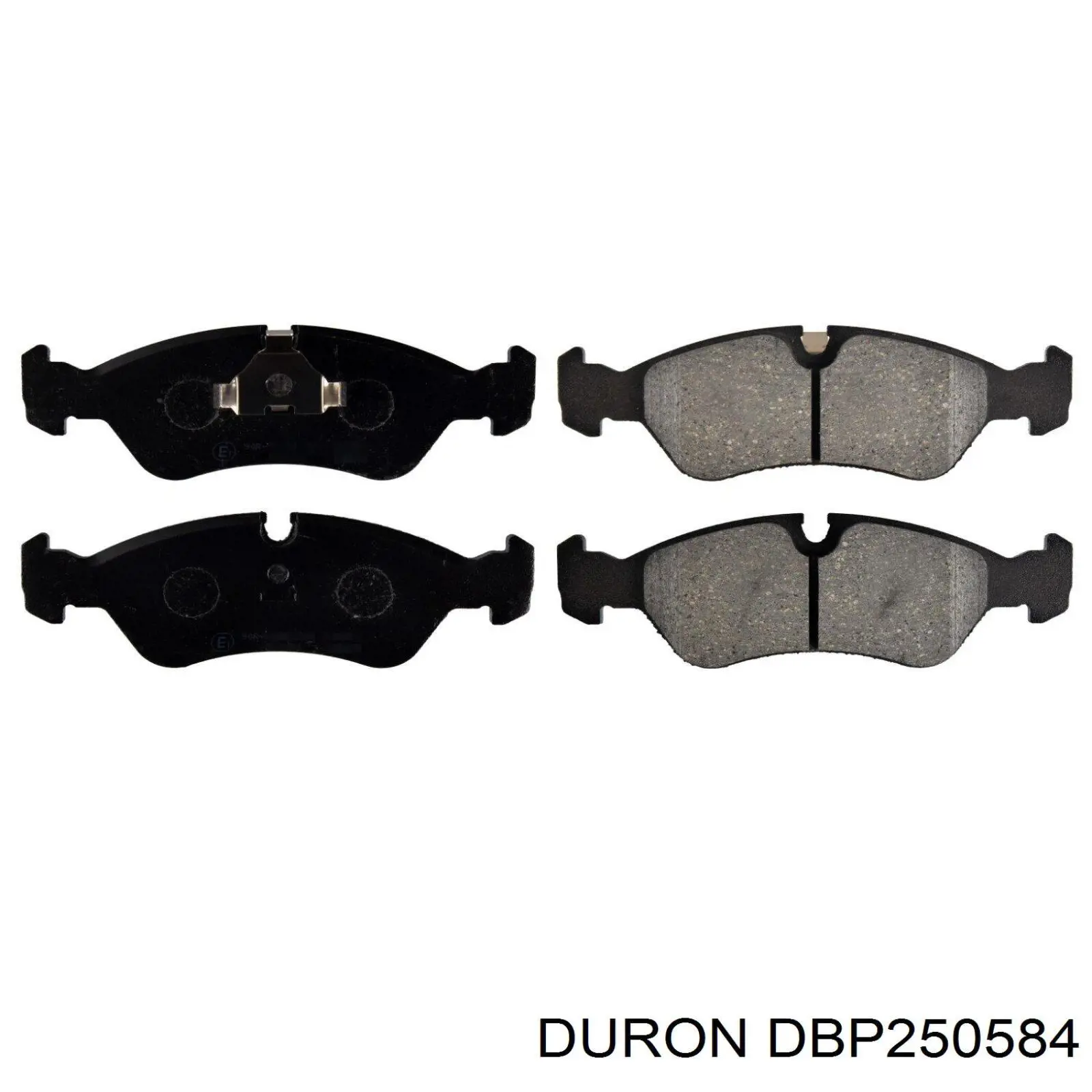 DBP250584 Duron колодки гальмівні передні, дискові