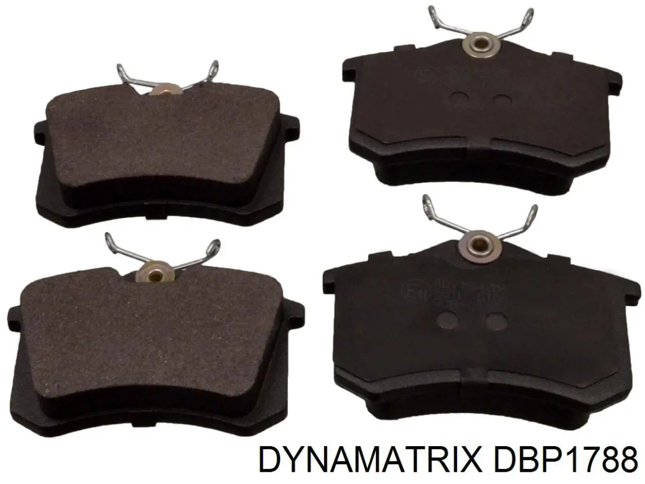 Колодки гальмові задні, дискові DBP1788 Dynamatrix