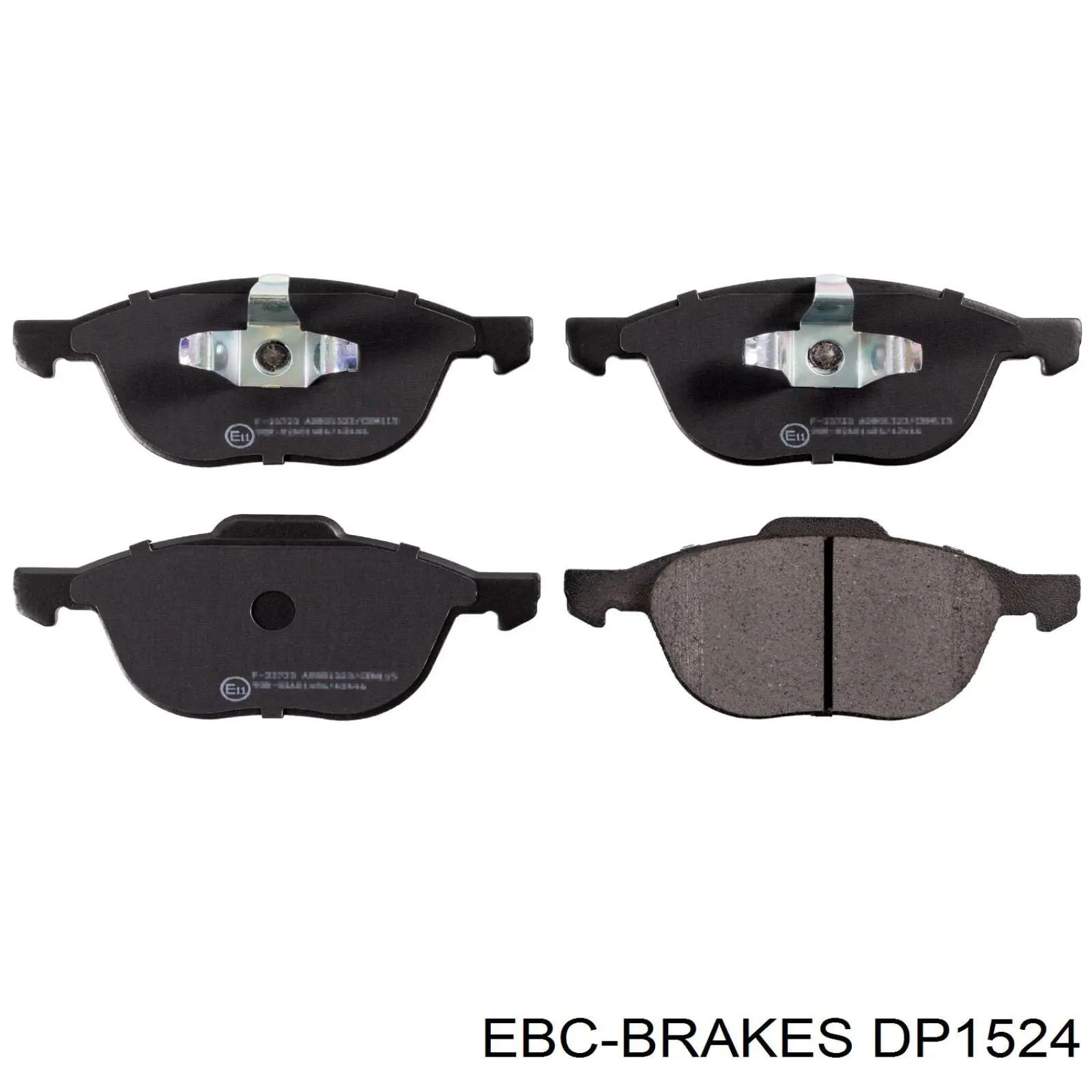 DP1524 EBC Brakes Передні гальмівні колодки