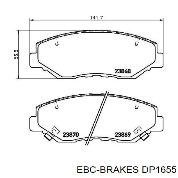  DP1655 EBC Brakes