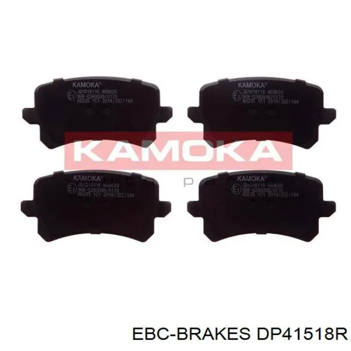 Задні гальмівні колодки EBC Brakes DP41518R ціна, від 23.54 USD