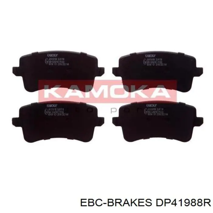 Задні гальмівні колодки EBC Brakes DP41988R ціна, від 51.03 USD