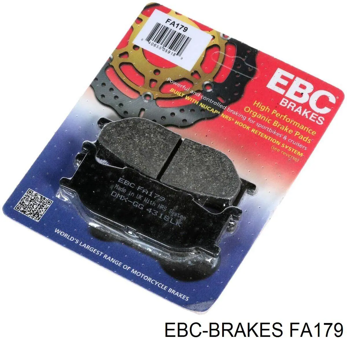 Купити FA179 EBC Brakes Шланг гальмівний задній