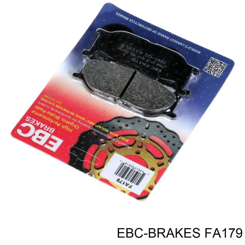 FA179 EBC Brakes Шланг гальмівний задній