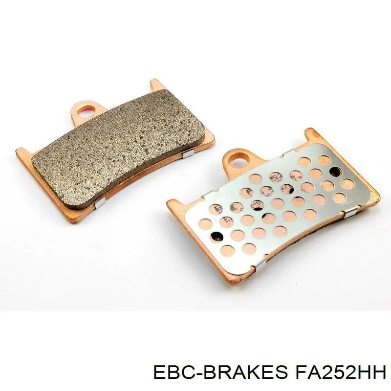 Передні тормозні колодки FA252HH EBC Brakes