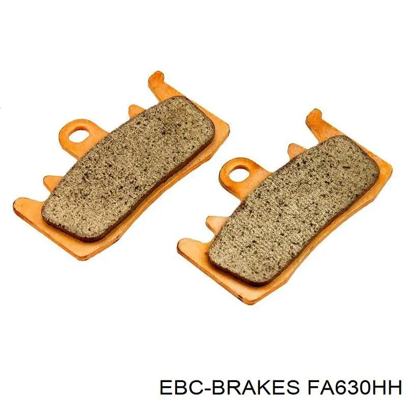 Колодки гальмівні передні, дискові FA630HH EBC Brakes