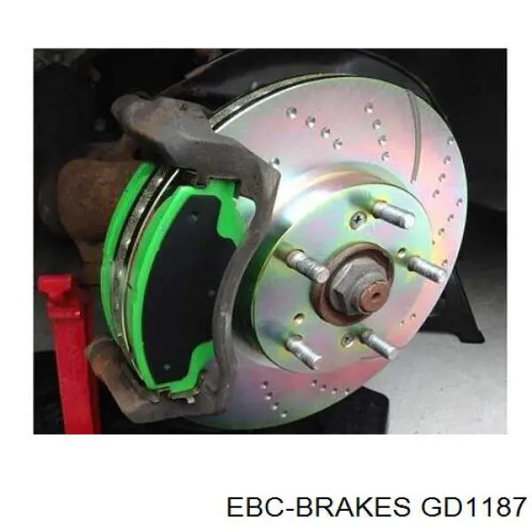 Гальмівні диски передні GD1187 EBC Brakes