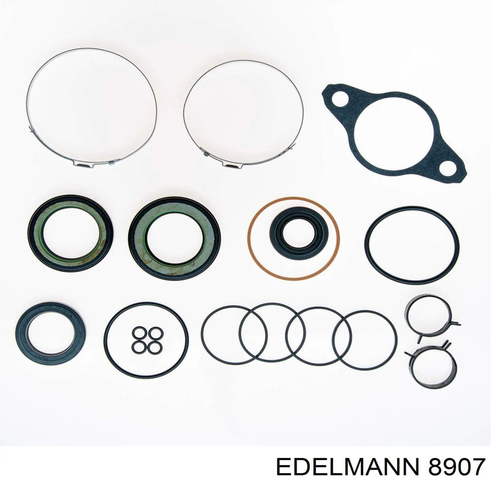 8907 Edelmann ремкомплект рульової рейки (механізму г/у, (комплект ущільнень))