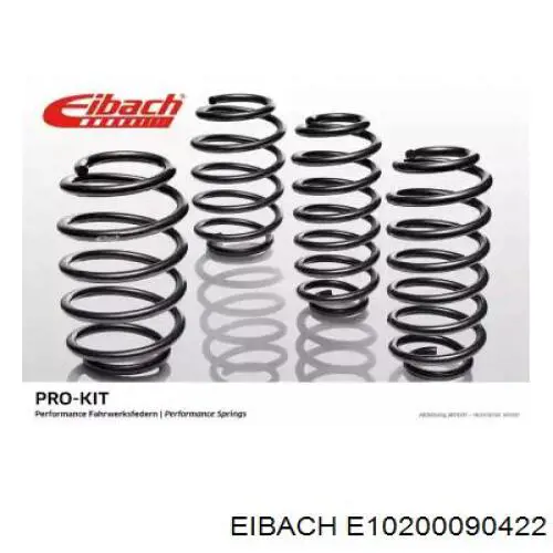 E10200090422 Eibach Комплект пружин підвіски на авто
