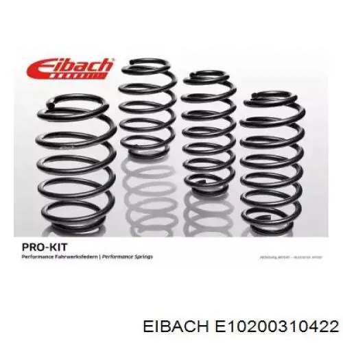 E10200310422 Eibach Комплект пружин підвіски на авто