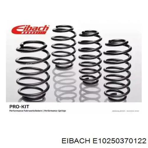 E10250370122 Eibach Комплект пружин підвіски на авто