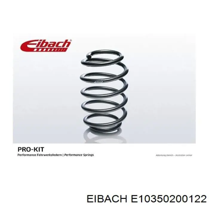 E10350200122 Eibach Комплект пружин підвіски на авто