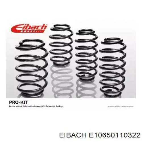 Комплект пружин підвіски на авто Eibach E10650110322 ціна, від 281.34 USD