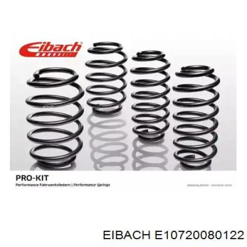 E10720080122 Eibach Комплект пружин підвіски на авто