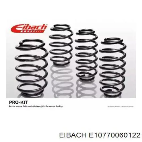 E10770060122 Eibach Комплект пружин підвіски на авто