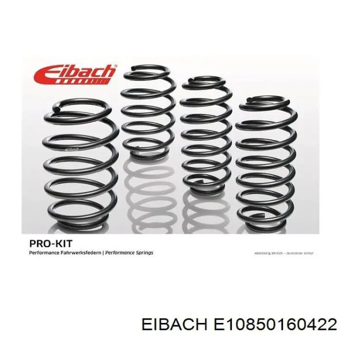 Комплект пружин підвіски на авто Eibach E10850160422 ціна, від 291.38 USD
