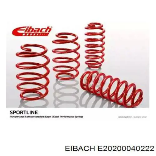 Комплект пружин підвіски на авто Eibach E20200040222 ціна, від 233.43 USD