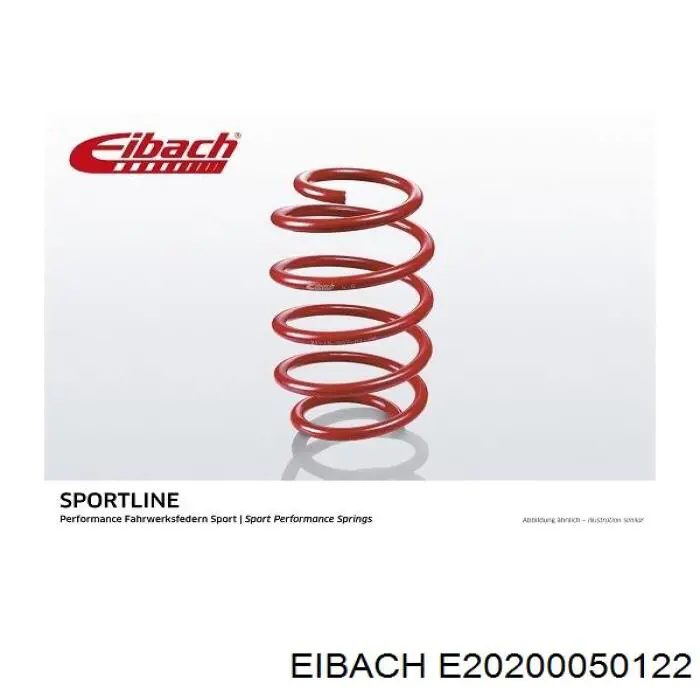 E20200050122 Eibach Комплект пружин підвіски на авто