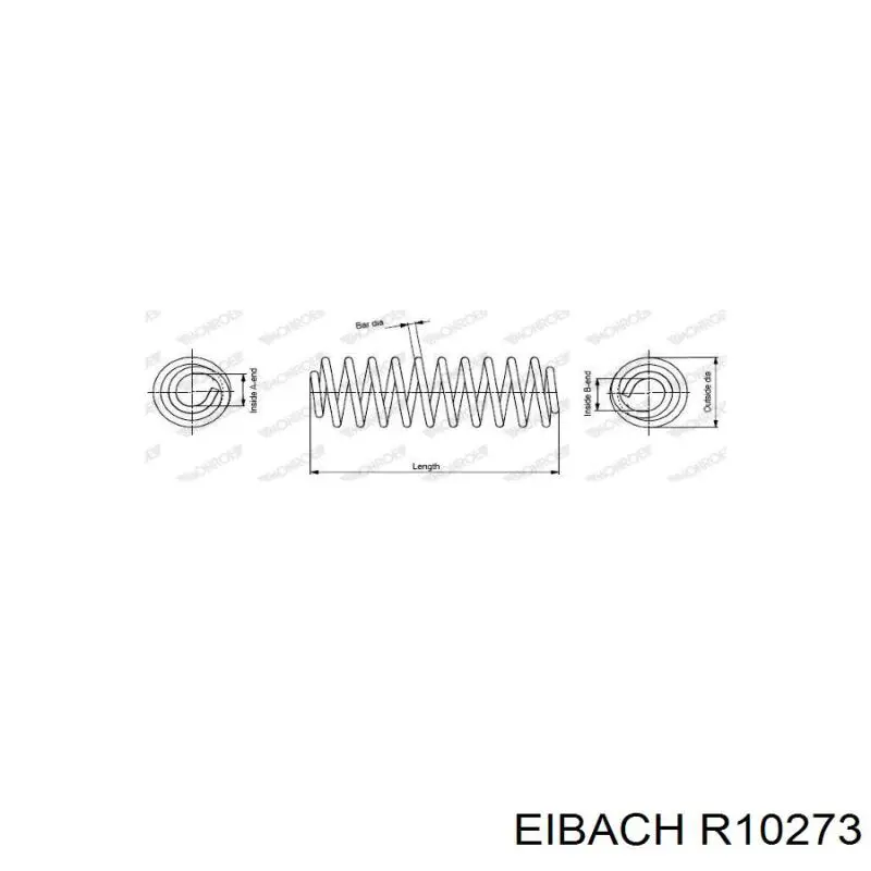 Купити R10273 Eibach Гвинтова пружина підвіска
